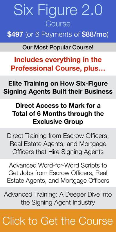 Loan Signing System Six Figure Course