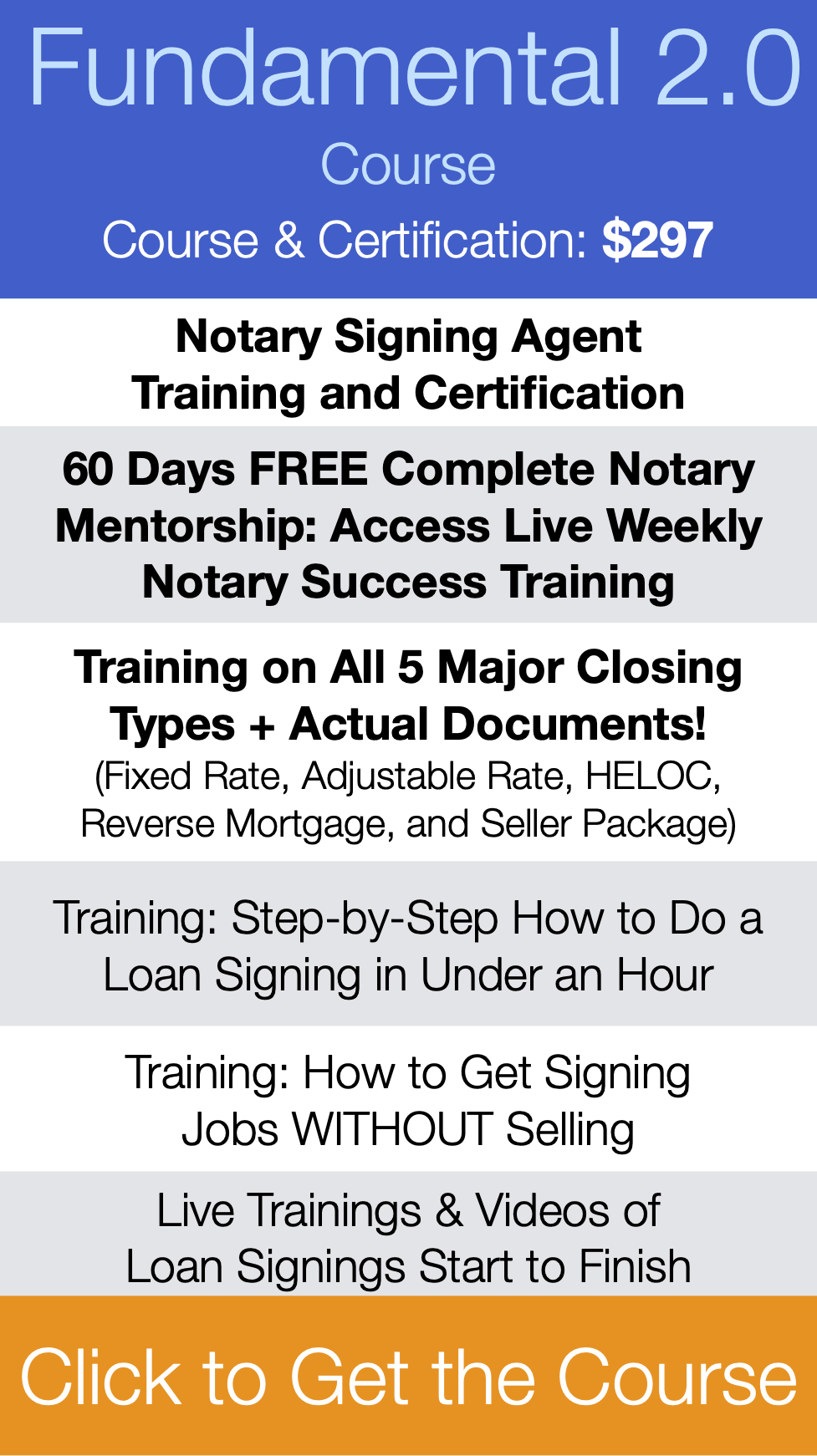 Loan Signing System Notary Agent Training Course