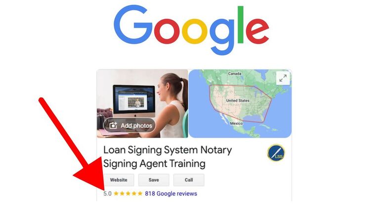 Loan Signing System Google Reviews