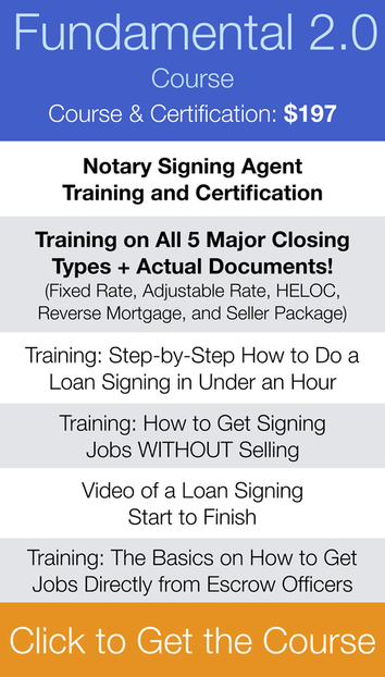 Loan Signing System Notary Agent Training Course