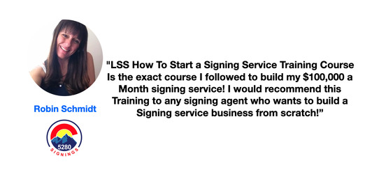 “Next Level Notary is the exact course I followed to build my $100,000 a month signing service! I would recommend this training any signing agent who wants to build a signing service from scratch!”